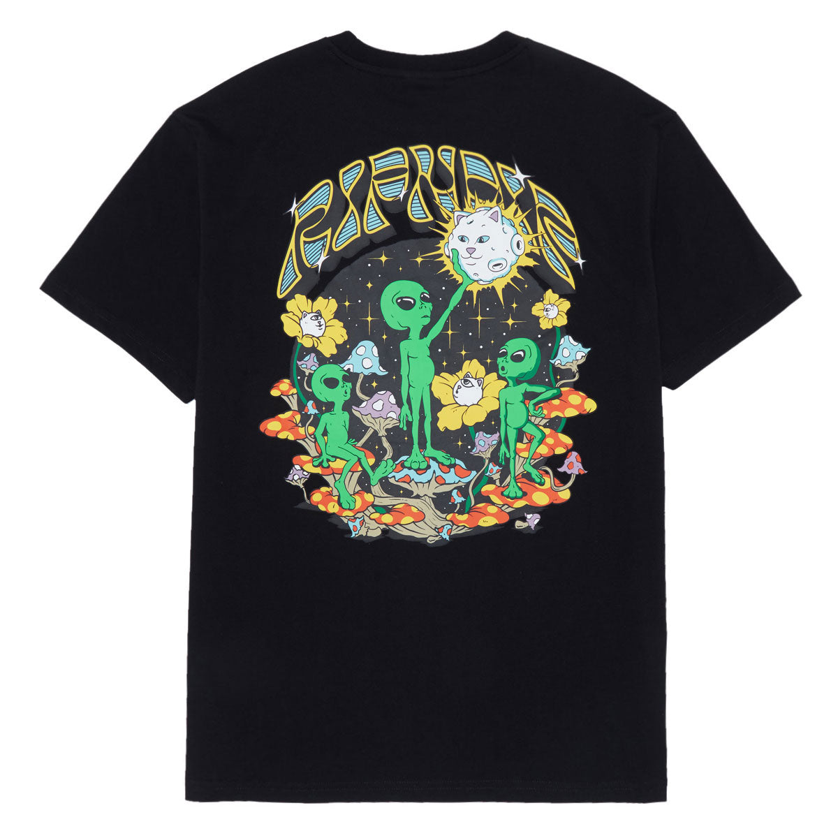 RIPNDIP Find Ur Way Home T-Shirt - Black Wash image 1