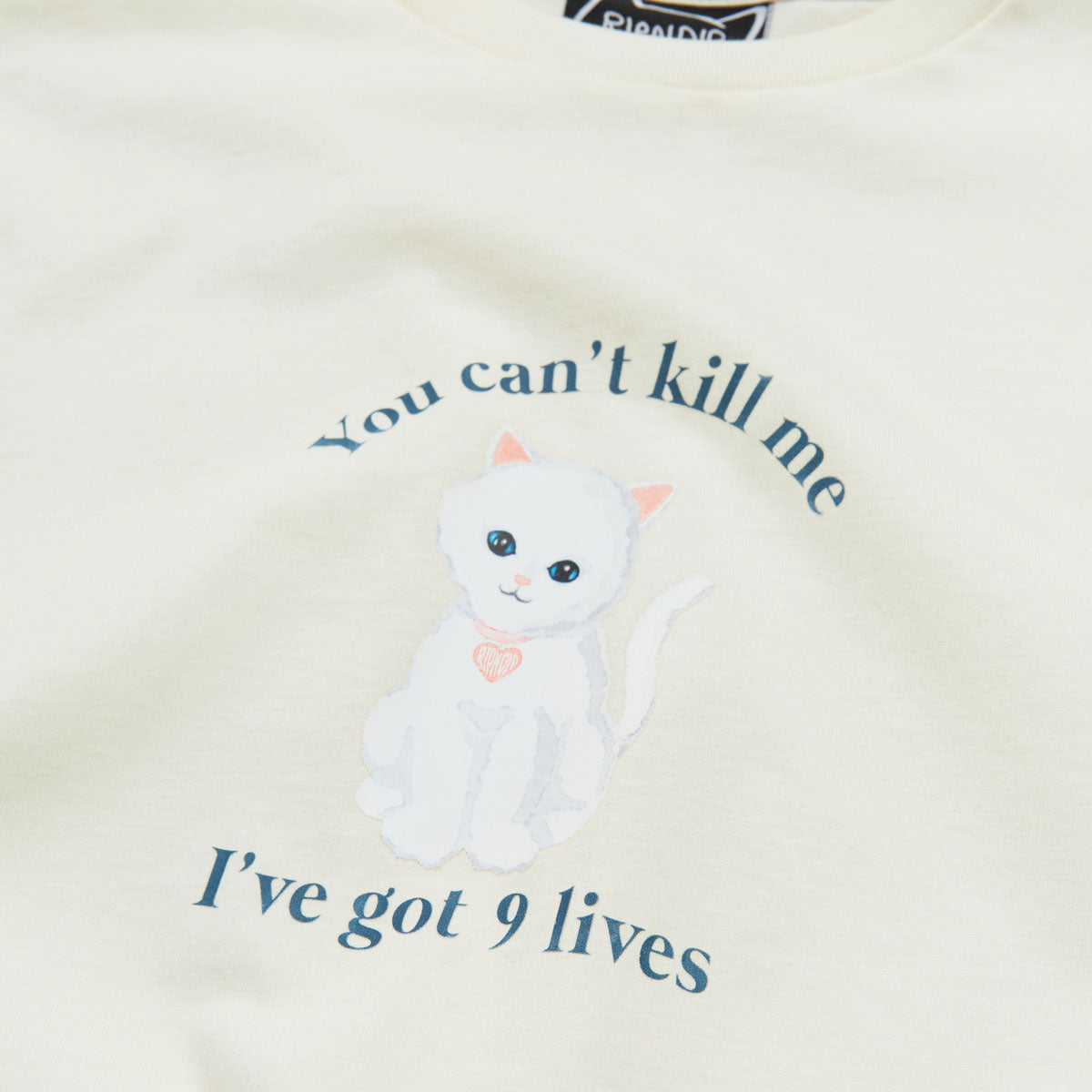 RIPNDIP 9 Lives T-Shirt - Bone image 2
