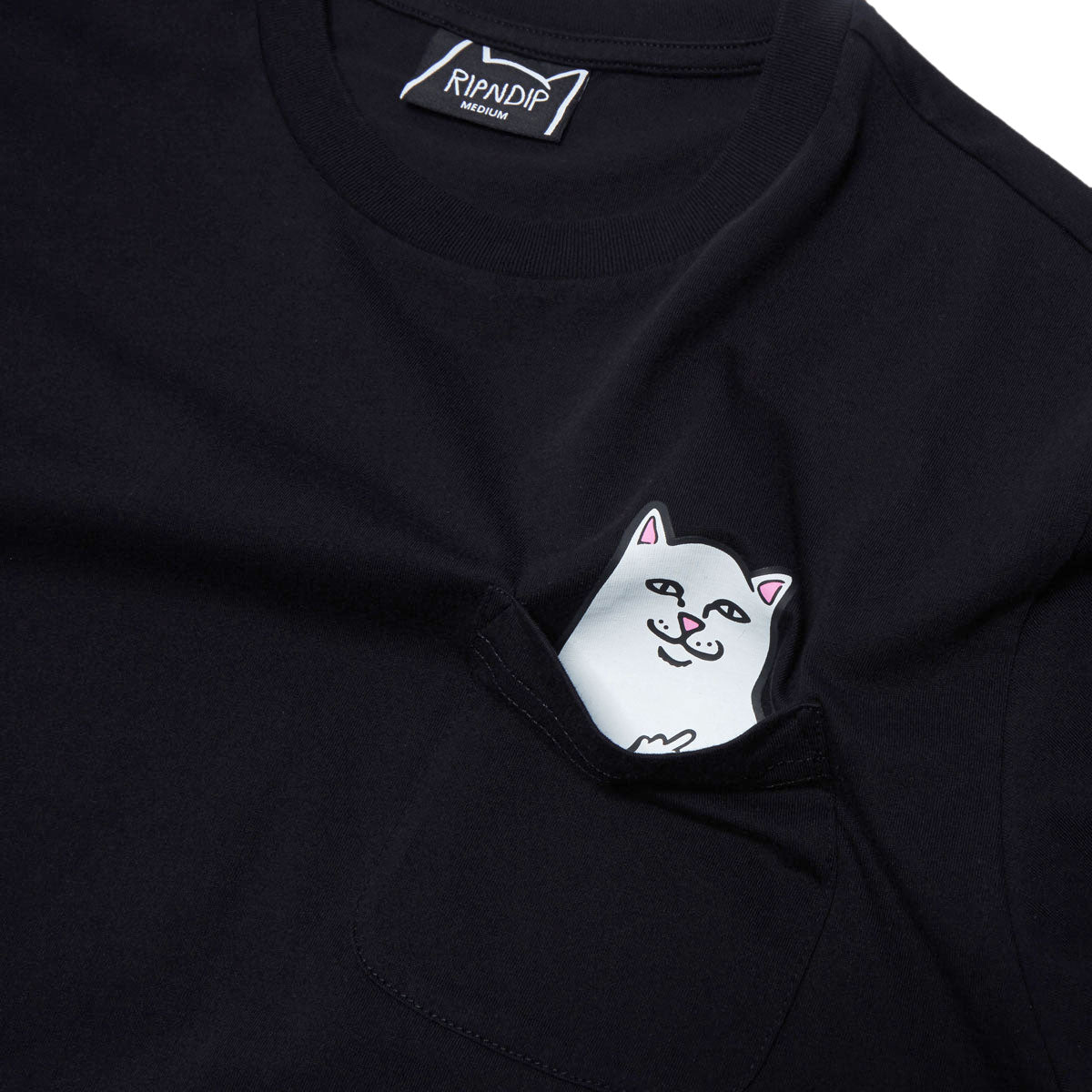 RIPNDIP Lord Nermal Pocket T-Shirt - Black II image 2
