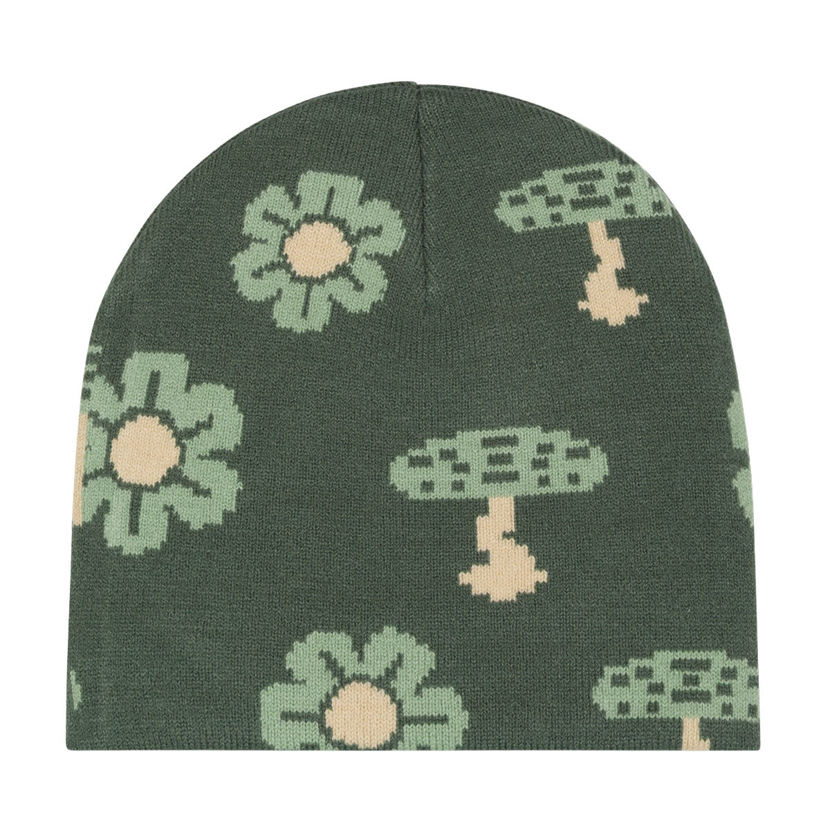RIPNDIP Out Of This World Skull Beanie - Sage Green image 2
