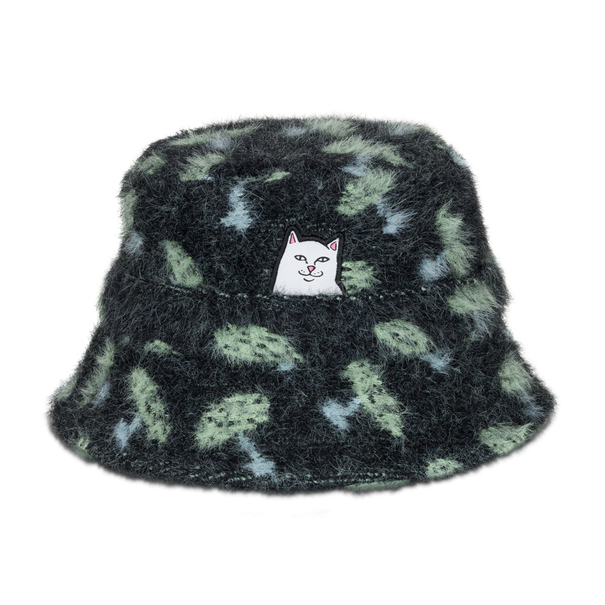 RIPNDIP Lord Nermal World Mohair Bucket Hat - Black image 1