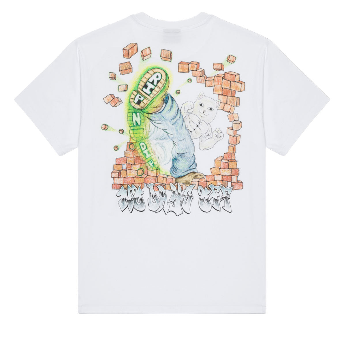 RIPNDIP Karate Kat T-Shirt - White image 2