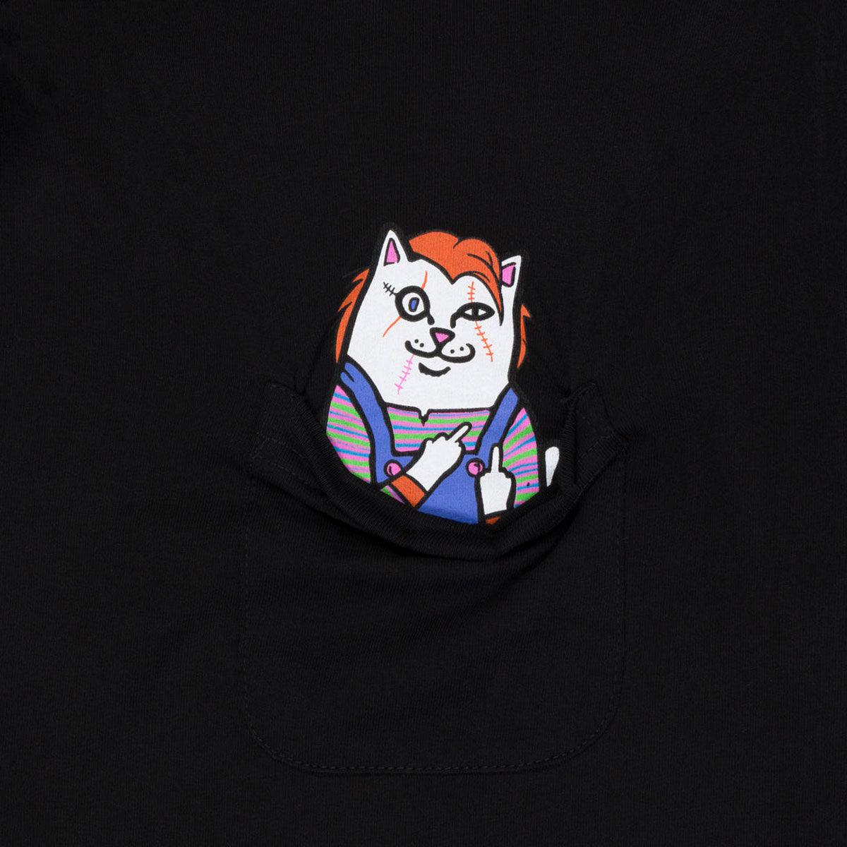 RIPNDIP Childs Play Nerm Pocket T-Shirt - Black image 2