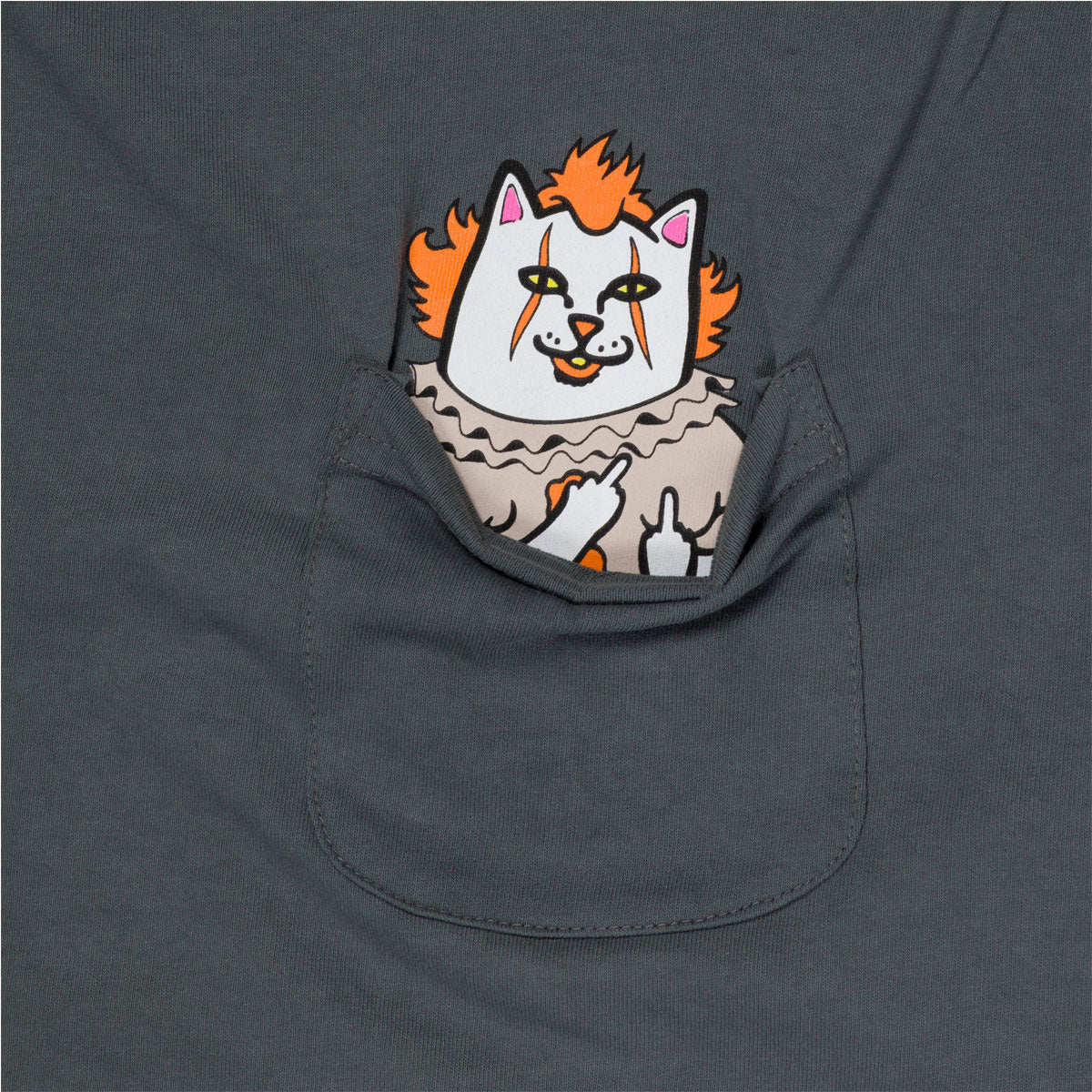RIPNDIP It's Nerm Pocket T-Shirt - Charcoal image 2