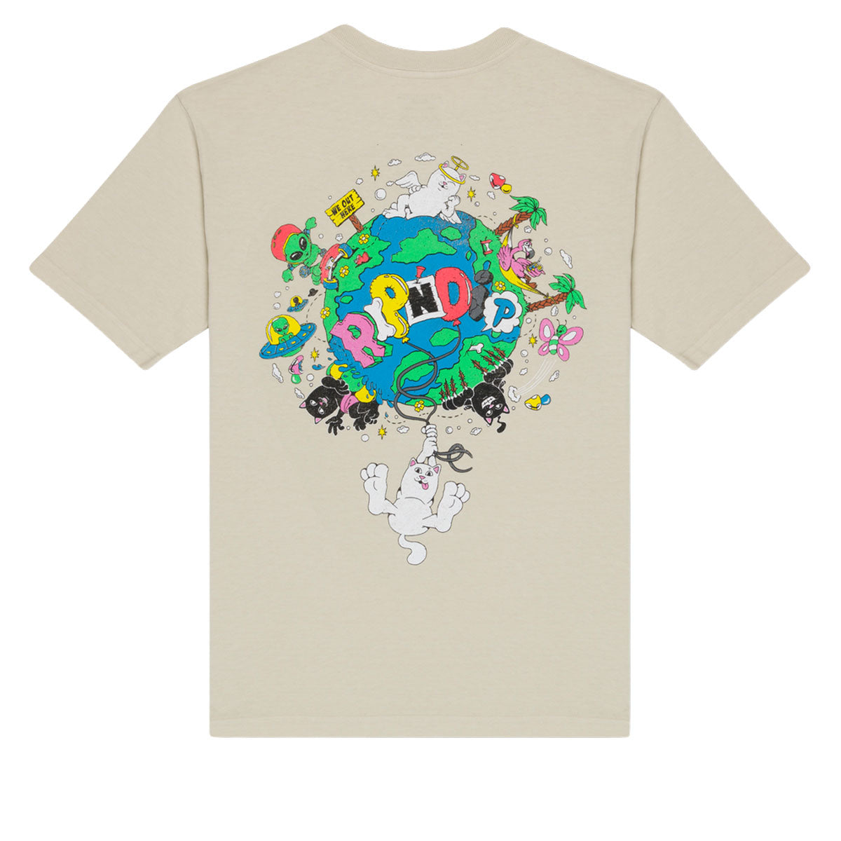 RIPNDIP Nerm World T-Shirt - Sand image 1
