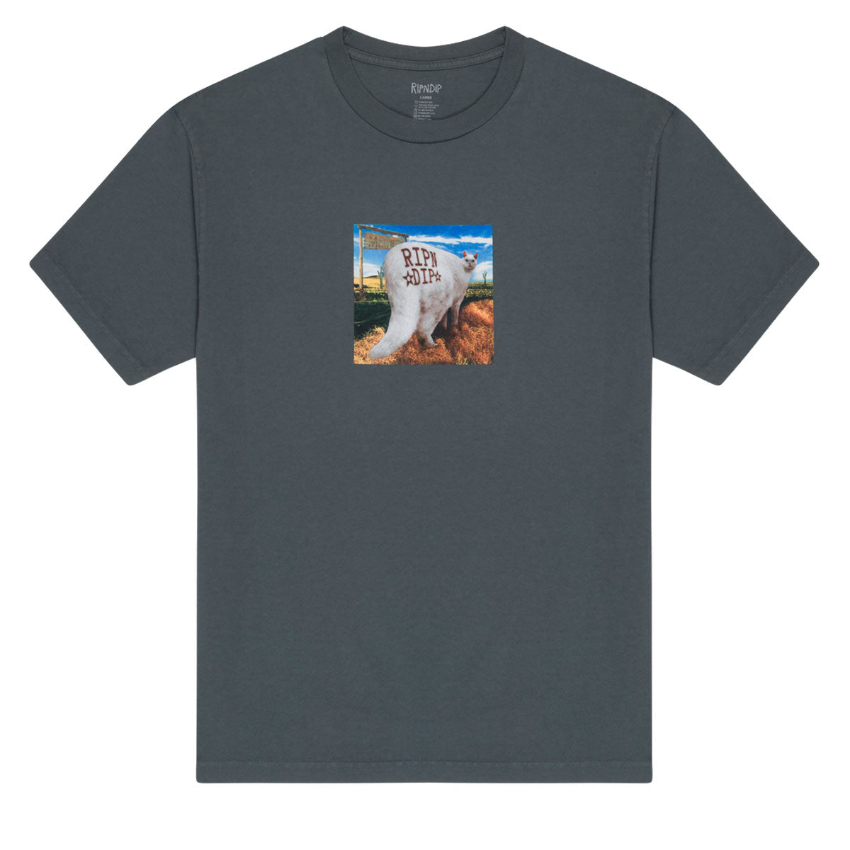 RIPNDIP Rowdy Howdy T-Shirt - Charcoal image 1