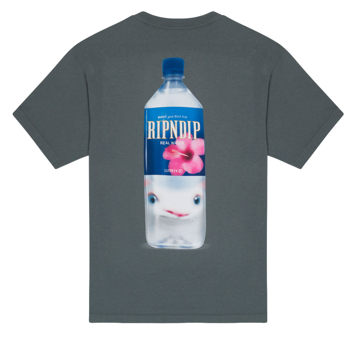 RIPNDIP Real Water T-Shirt - Charcoal image 1