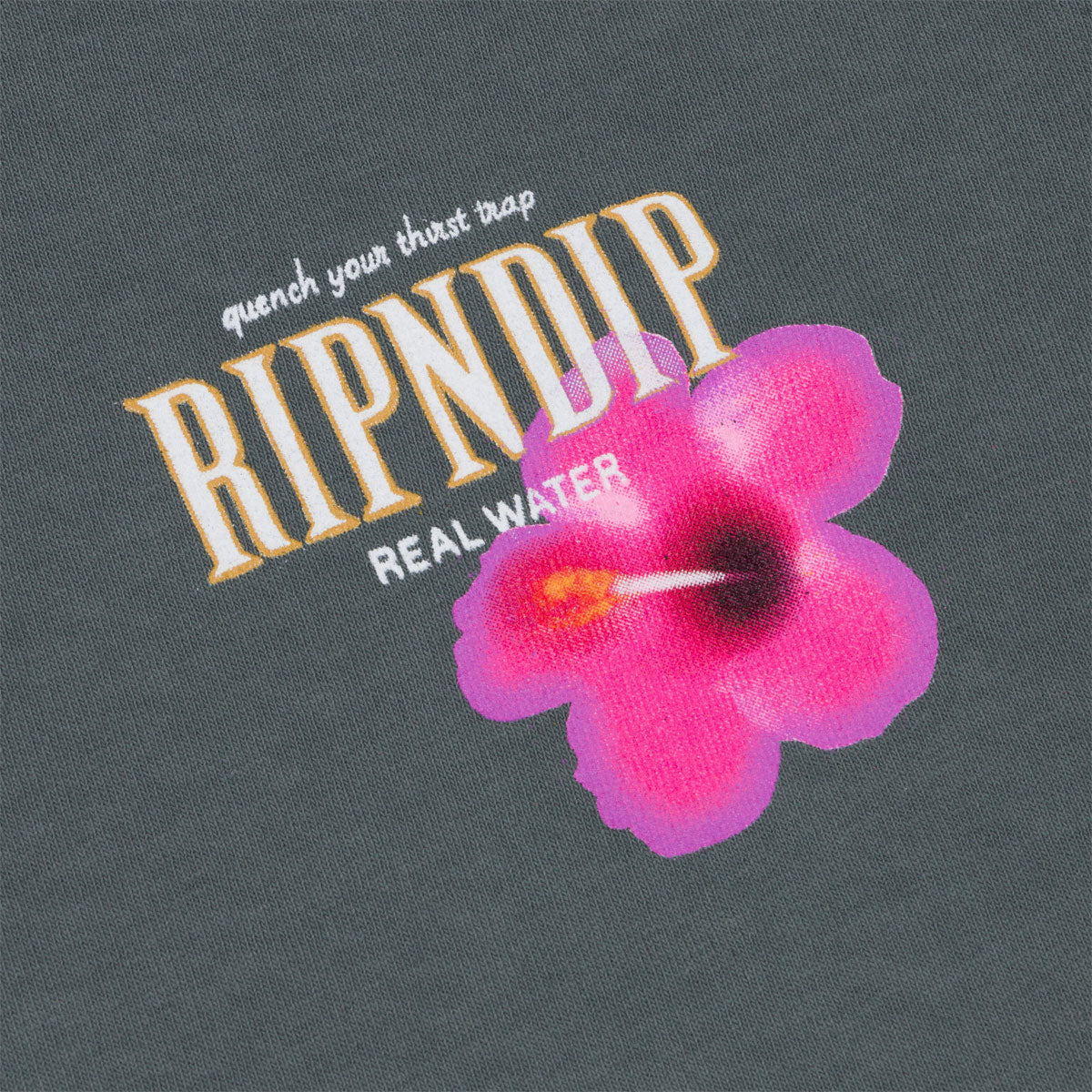 RIPNDIP Real Water T-Shirt - Charcoal image 3