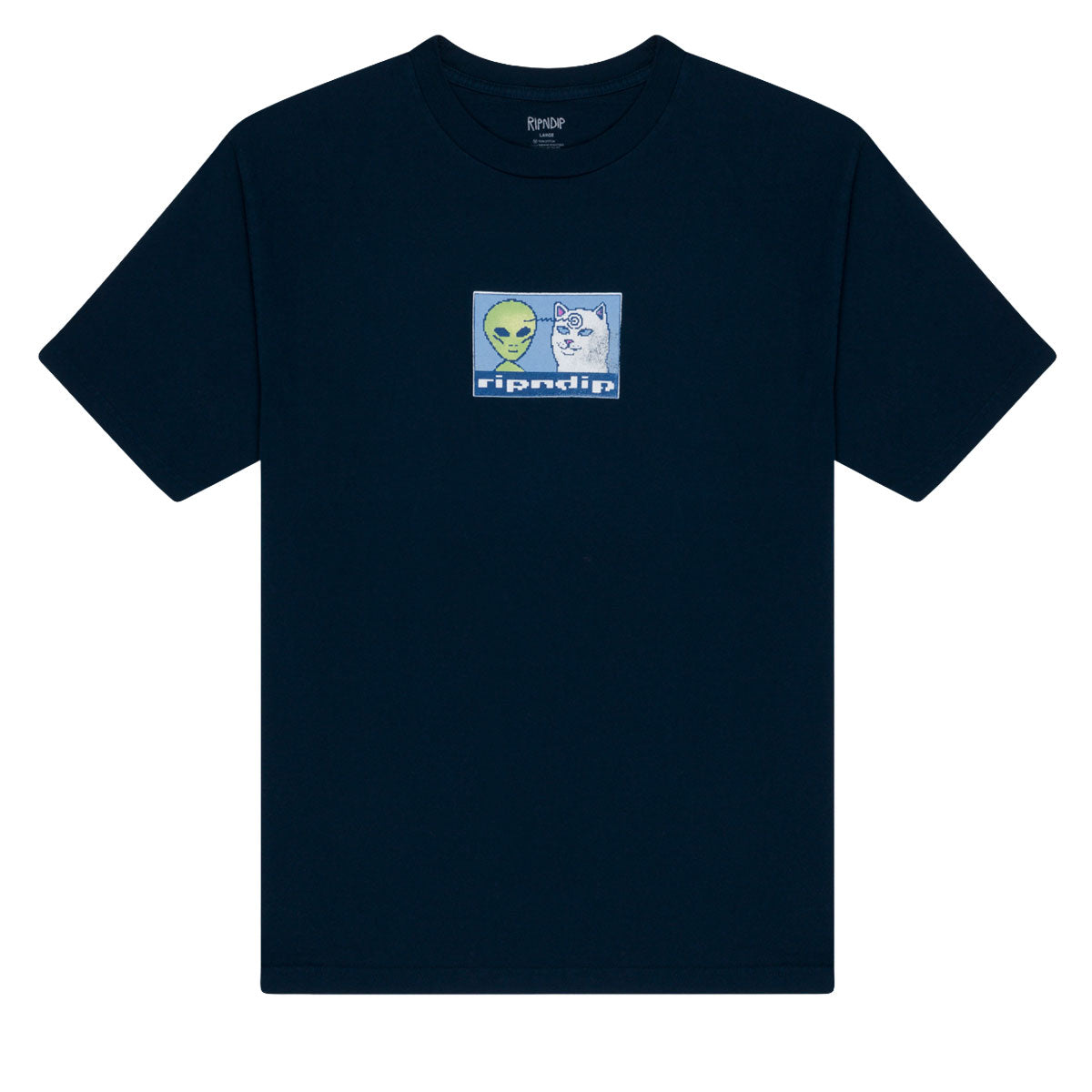 RIPNDIP Brain Power T-Shirt - Navy image 1