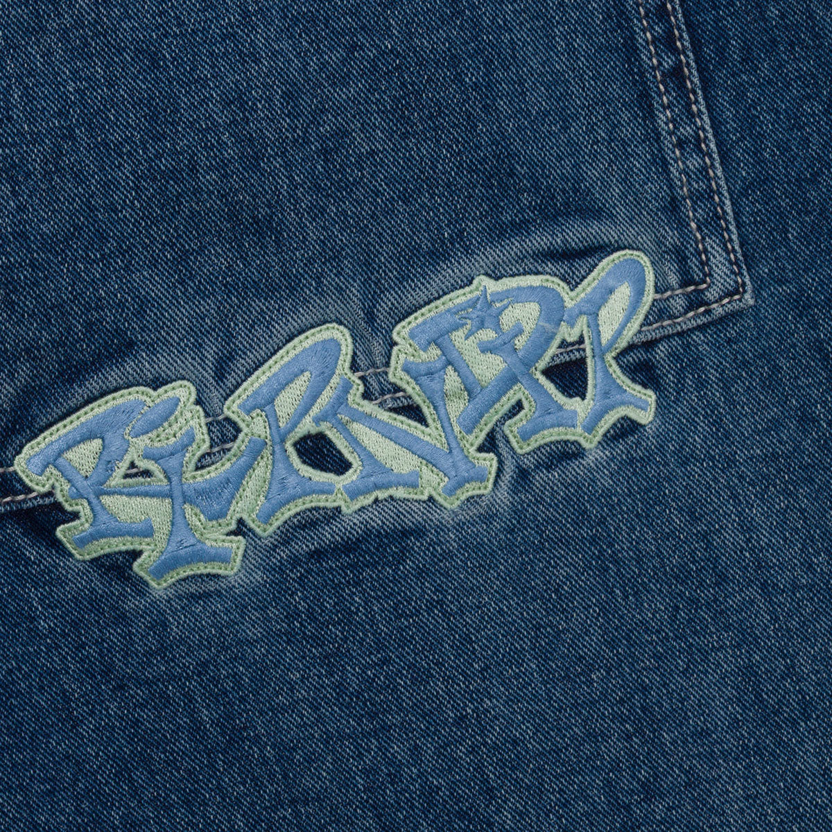 RIPNDIP Ace Ultra Wide Leg Jeans - Medium Wash image 4