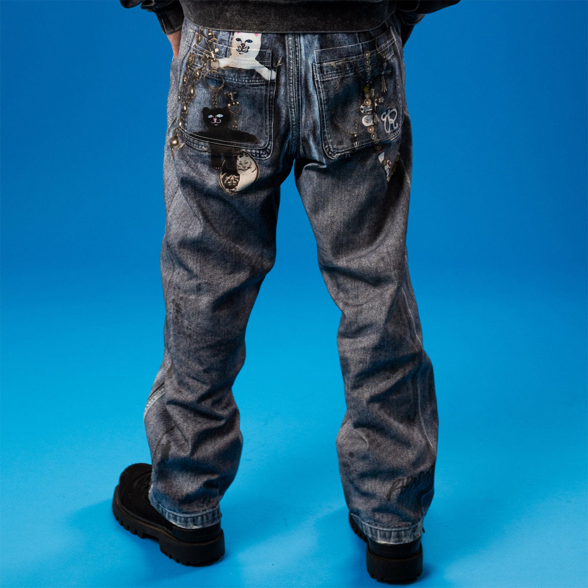 RIPNDIP Real Wide Leg Denim Jeans - Light Wash image 4