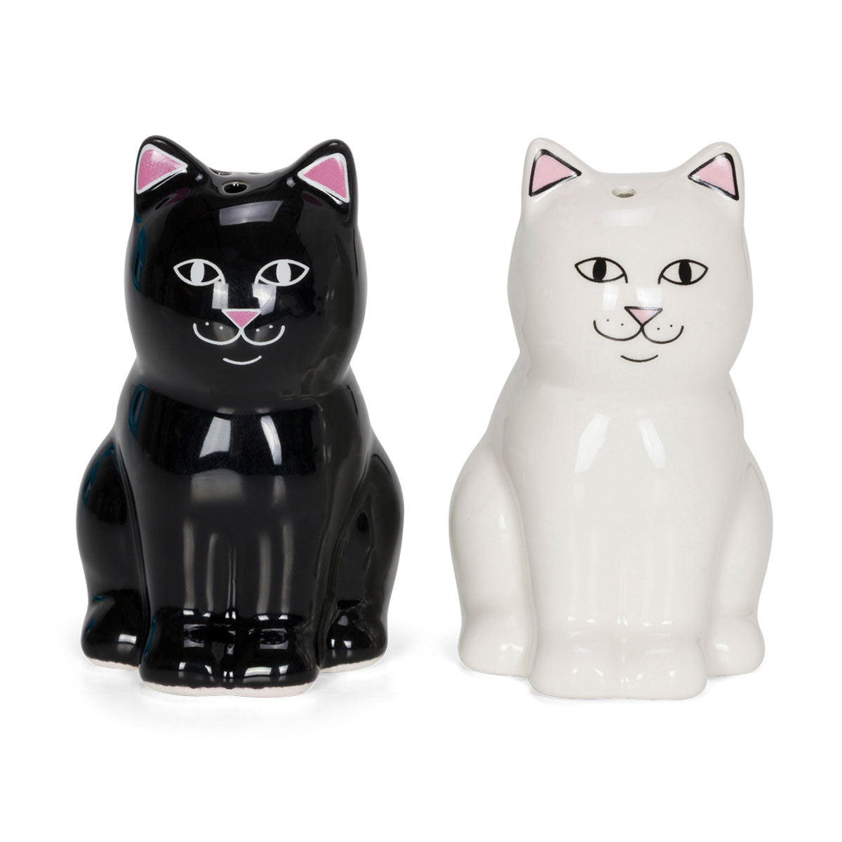 RIPNDIP Nerm Jerm Ceramic Salt And Pepper Shakers - White/Black image 1