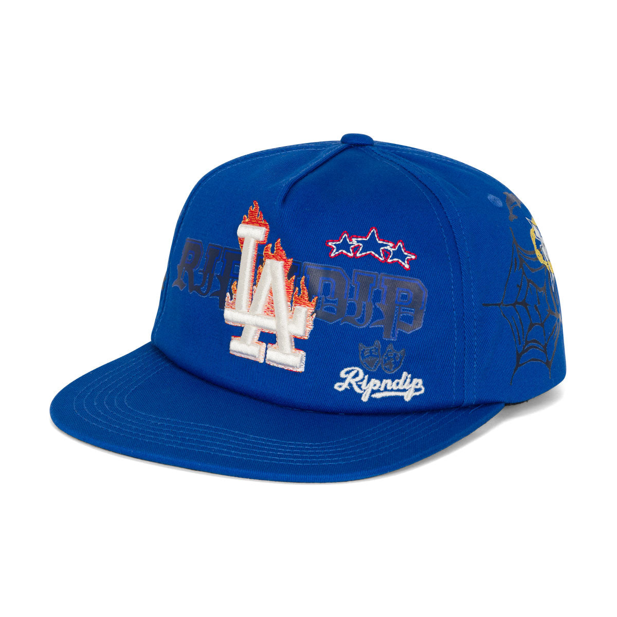 RIPNDIP LA Athletics Snapback Hat - Blue image 1