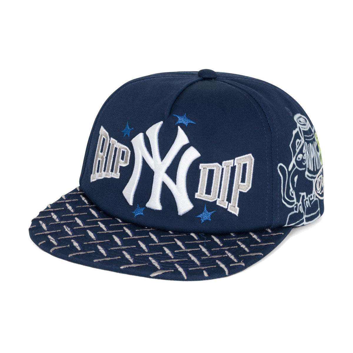 RIPNDIP NY Athletics Snapback Hat - Navy image 1