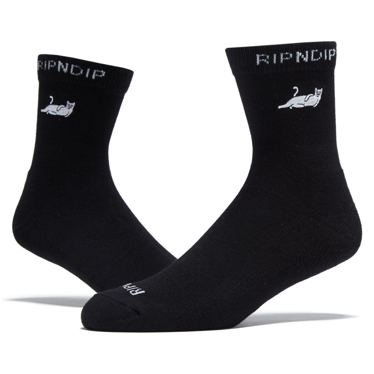 RIPNDIP Catstanza Mid Socks - Black image 2