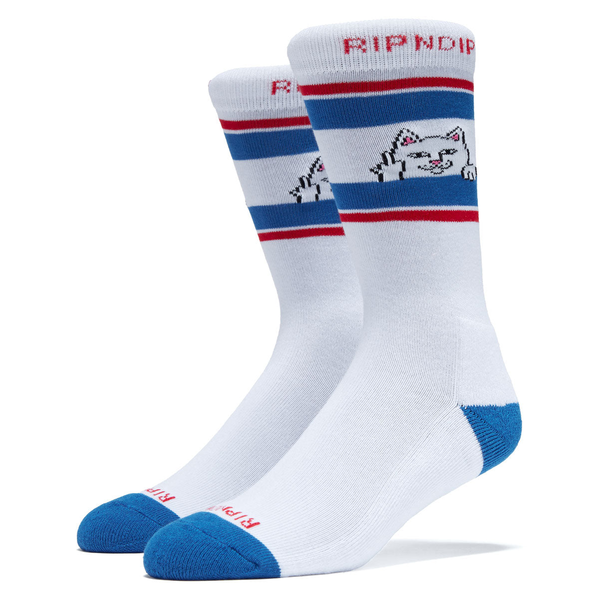 RIPNDIP Peeking Nermal Socks - White 2025 image 1