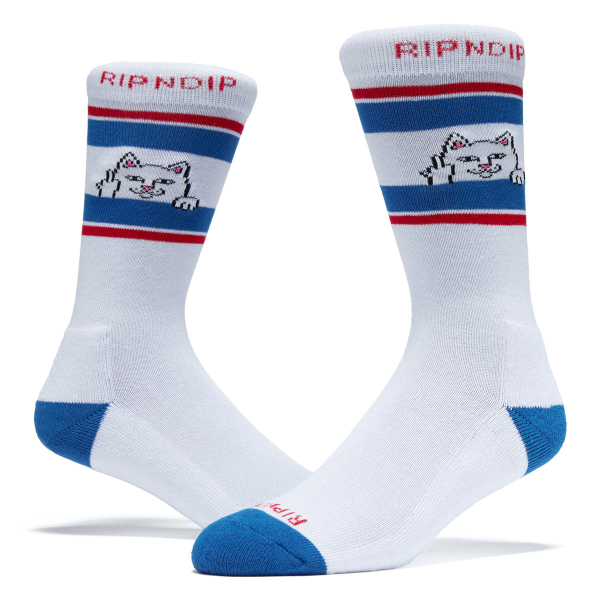 RIPNDIP Peeking Nermal Socks - White 2025 image 2