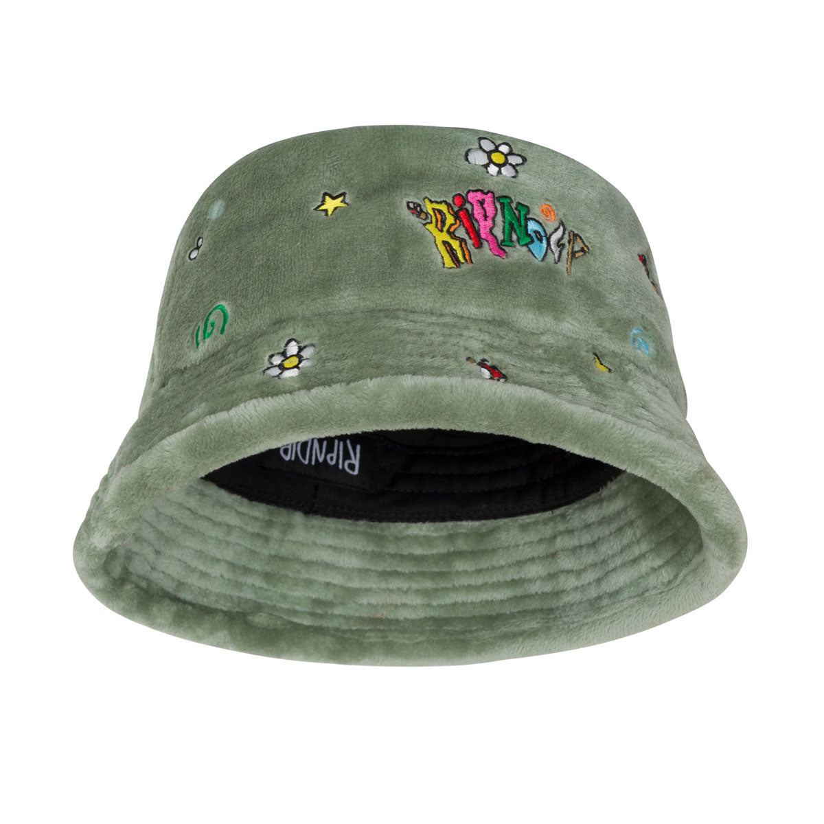 RIPNDIP Broken Down Sherpa Bucket Hat - Light Sage image 3