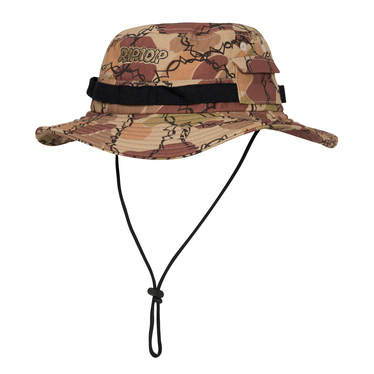 RIPNDIP Wired Boonie Hat - Tan Camo image 1