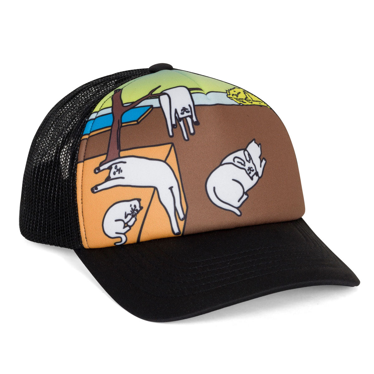 RIPNDIP Nermali Trucker Hat - Black image 3