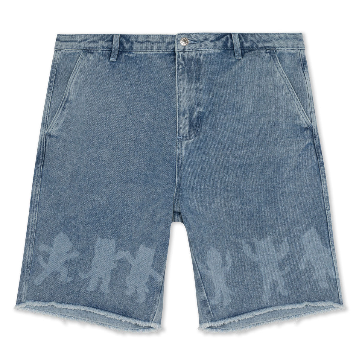 RIPNDIP Cosmic Nerm Denim Shorts - Medium Wash image 1