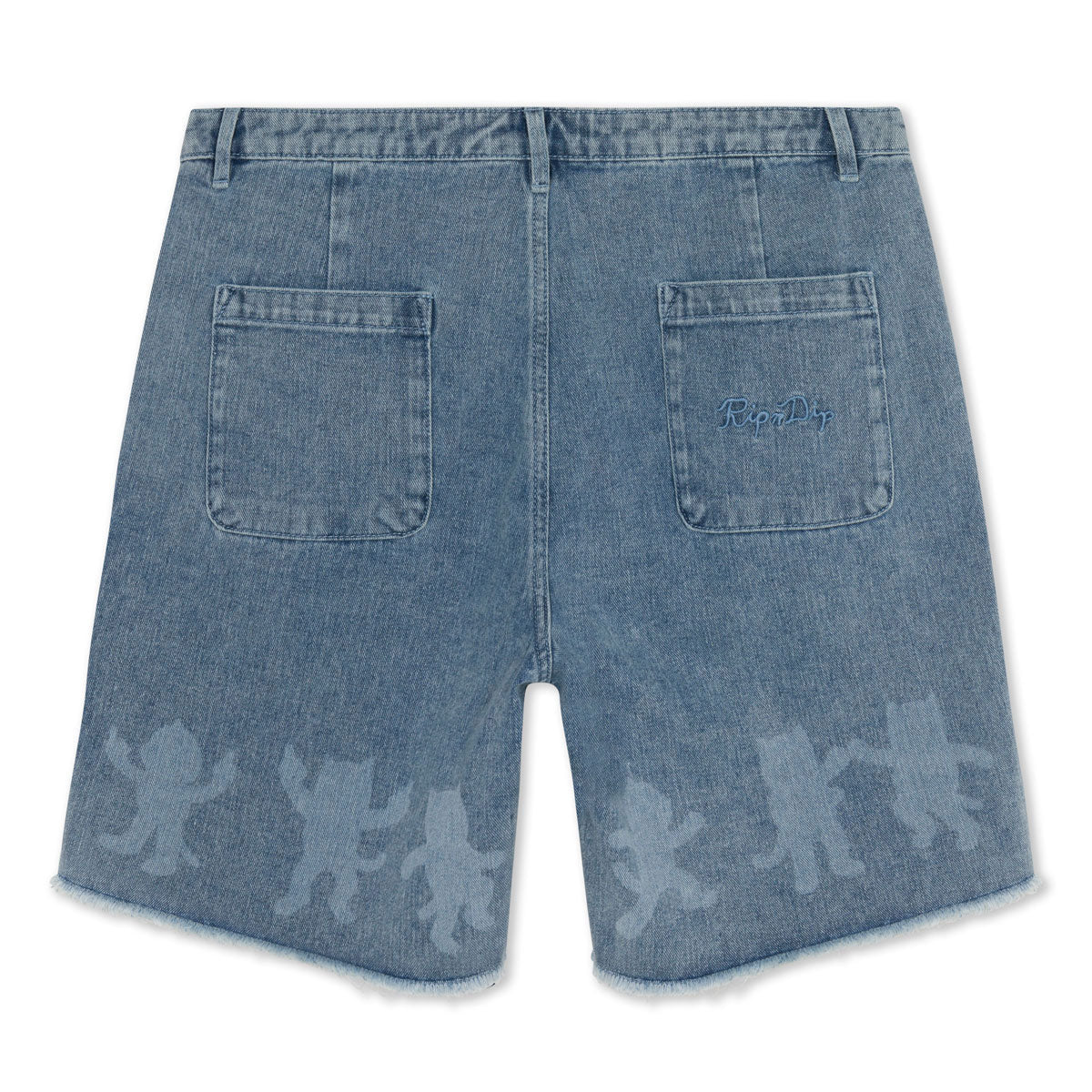 RIPNDIP Cosmic Nerm Denim Shorts - Medium Wash image 2