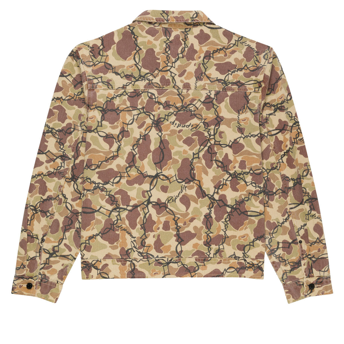 RIPNDIP Wired Button Up Jacket - Tan Camo image 2