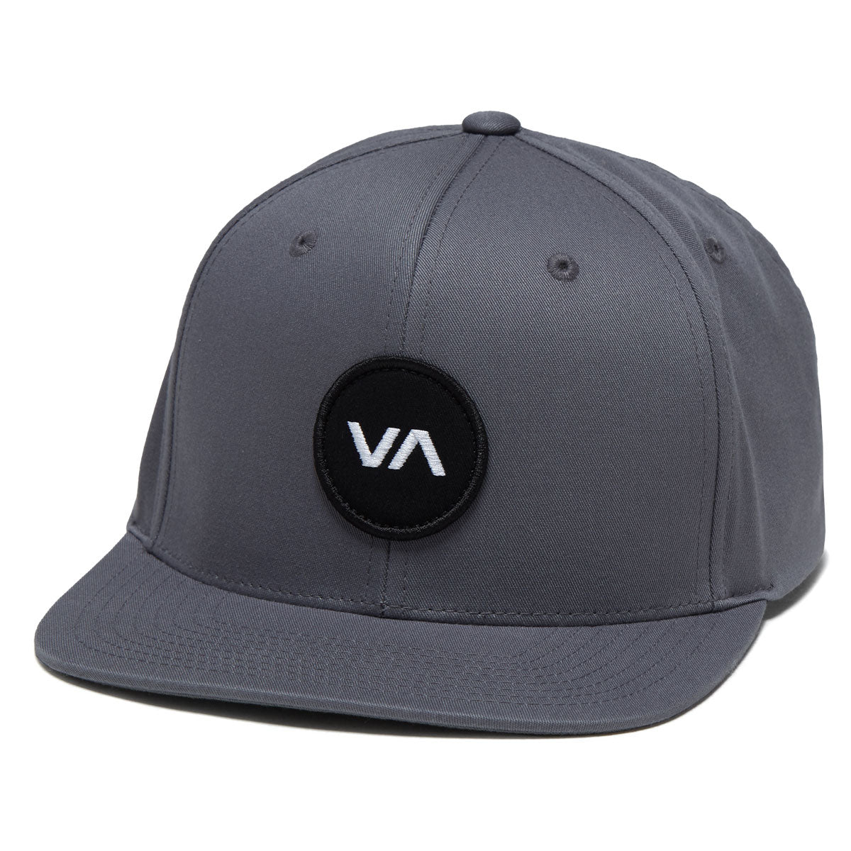 RVCA Va Patch Snapback Hat - Smoke Black image 1