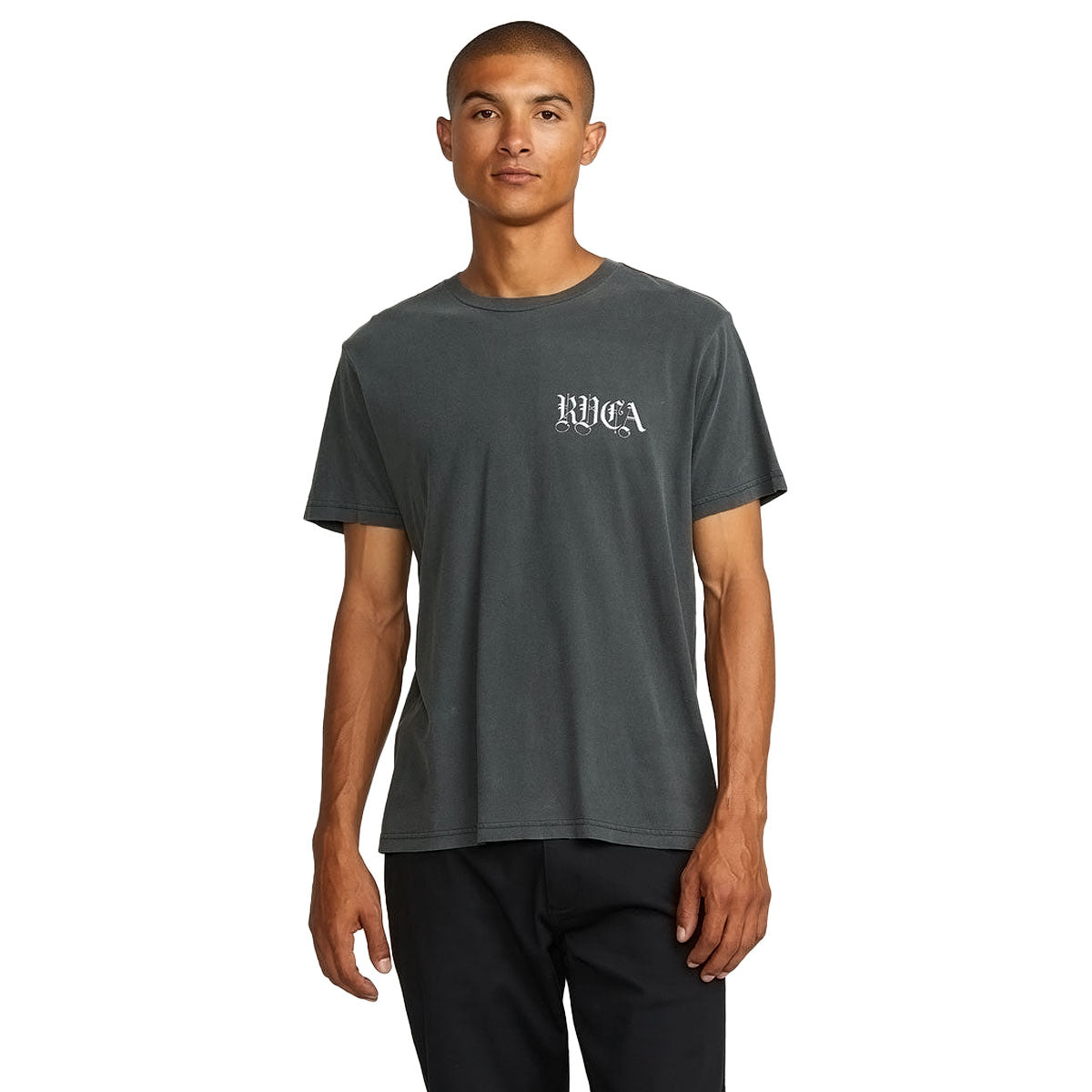 RVCA Benj Battle T-Shirt - Pirate Black image 2