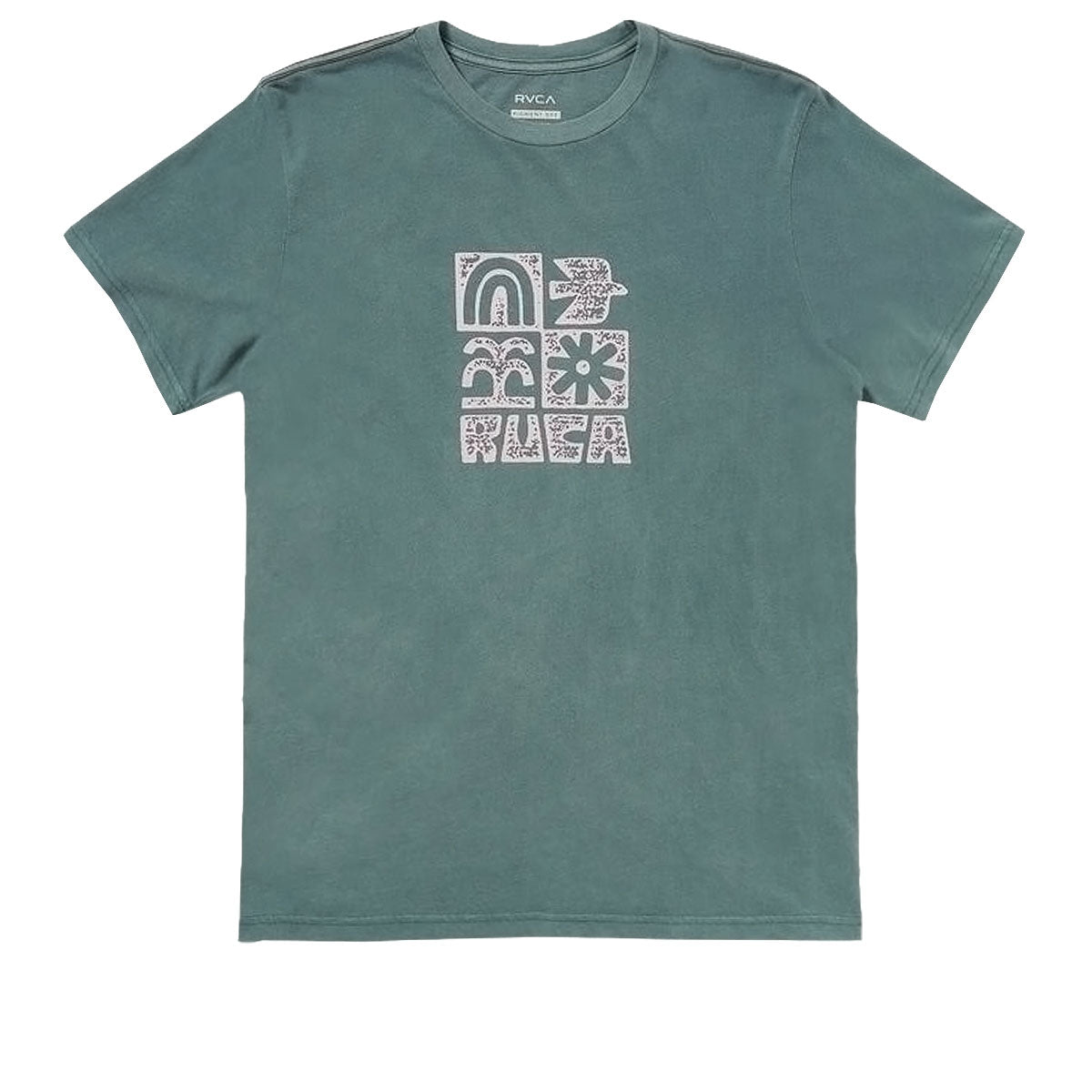 RVCA Mosaic T-Shirt - Balsam Green image 1