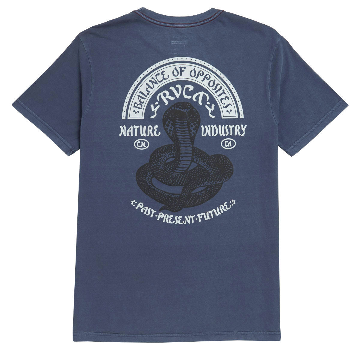 RVCA Snake Charmer T-Shirt - Moody Blue image 4