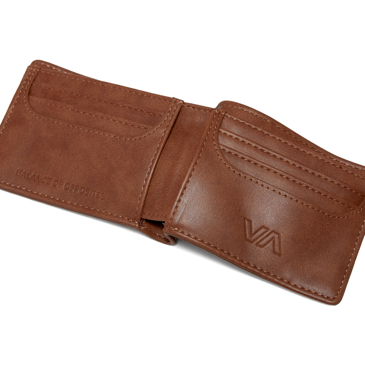 RVCA Coin Flip Wallet - Tan image 2