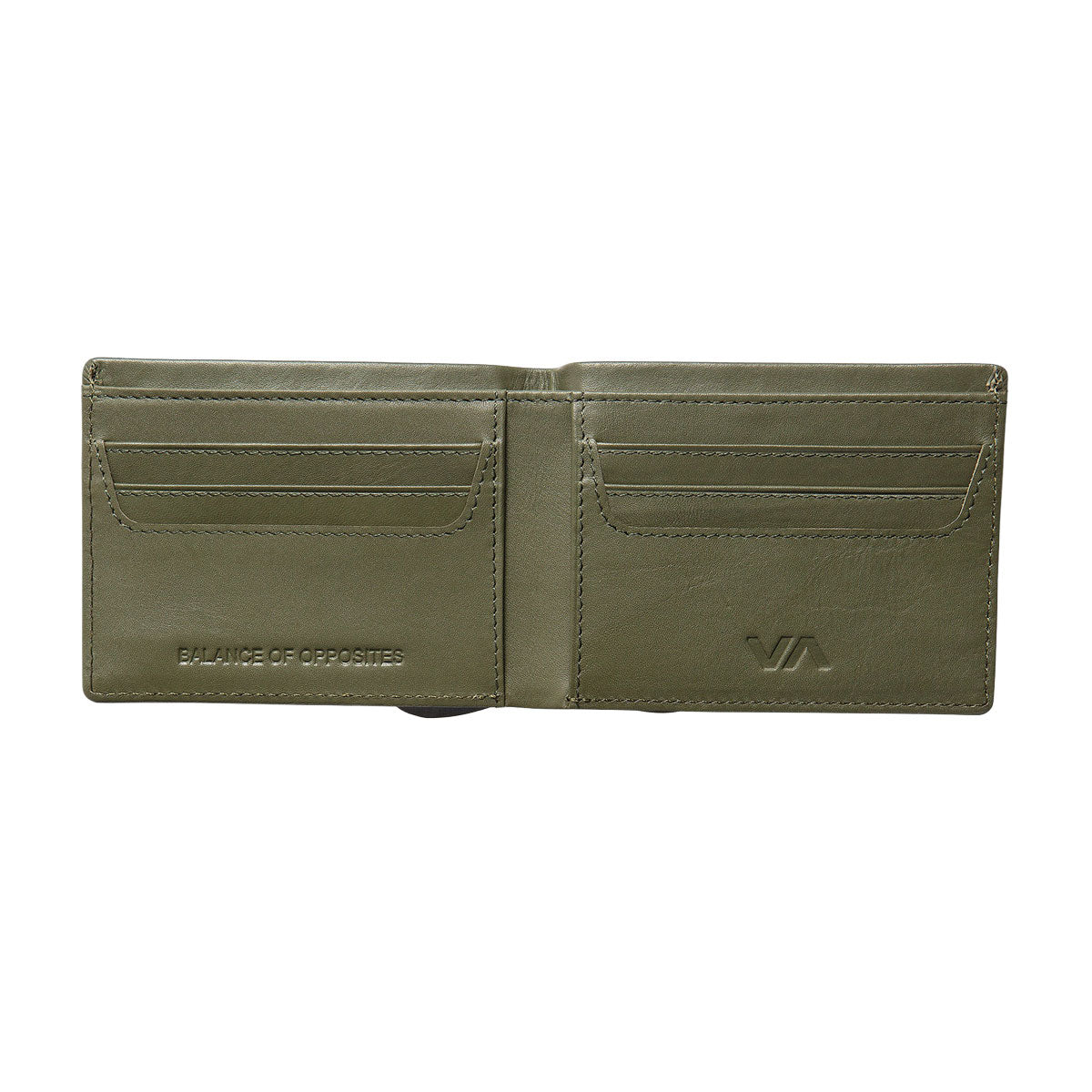 RVCA August Bifold Wallet - Olive image 2