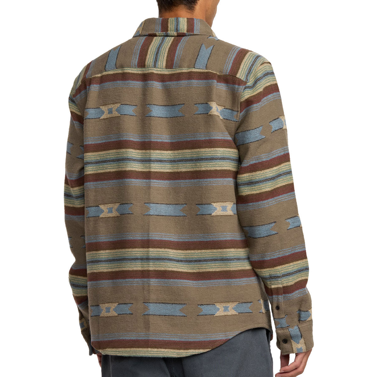 RVCA Dayshift Blanket Flannel Shirt - Mushroom image 2