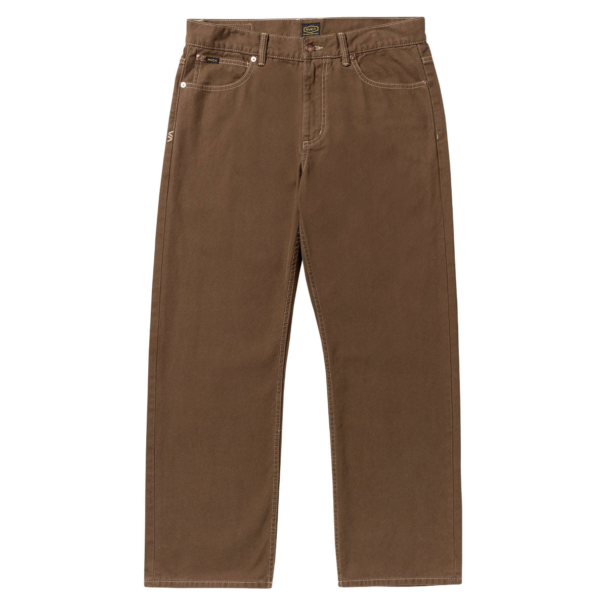 RVCA Dayshift 5 Pocket Pants - Bombay Brown image 4
