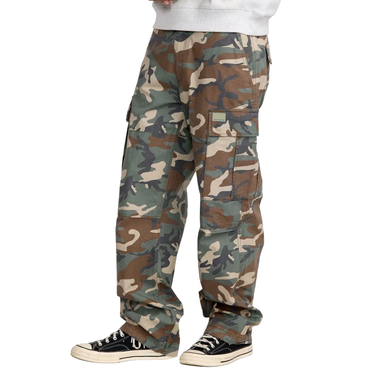 RVCA Dayshift Cargo Pants - Vintage Woodland image 4