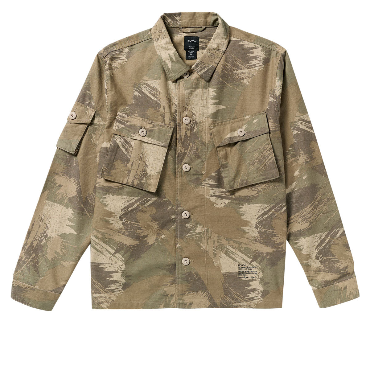 RVCA Mil Jacket - Khaki Camo image 5