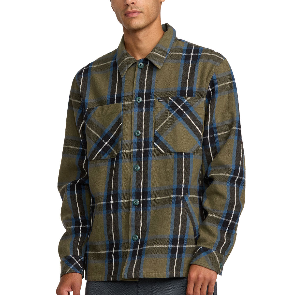 RVCA Flight Risk Shirt Jacket - Hunter Green image 1