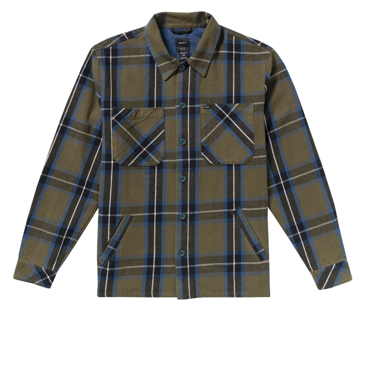 RVCA Flight Risk Shirt Jacket - Hunter Green image 5