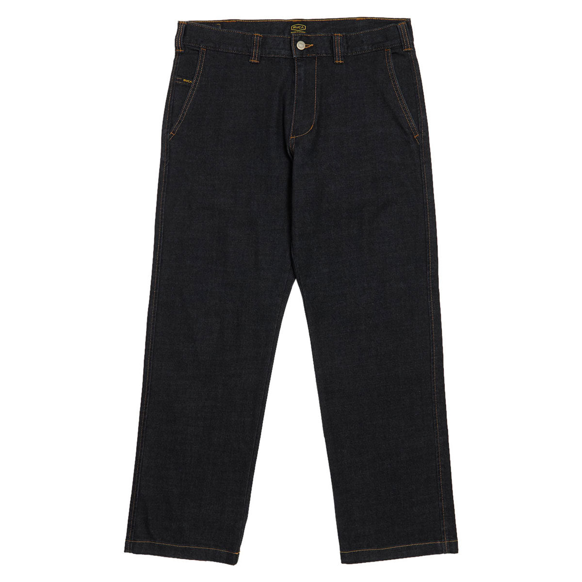 RVCA Americana Dayshift Denim Chino Pants - Black Denim image 1
