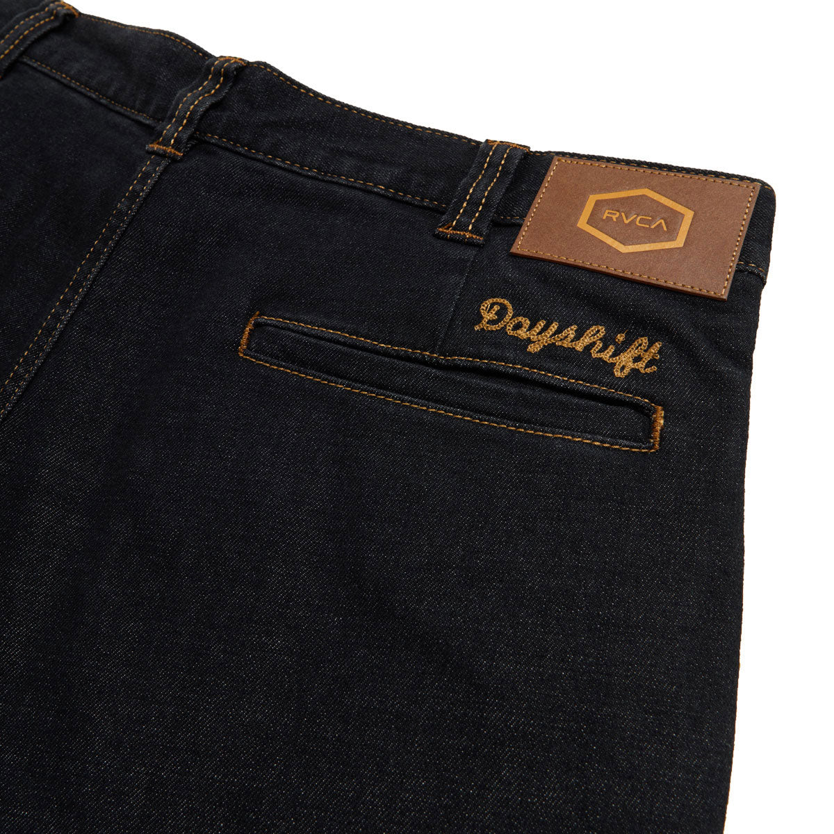 RVCA Americana Dayshift Denim Chino Pants - Black Denim image 4