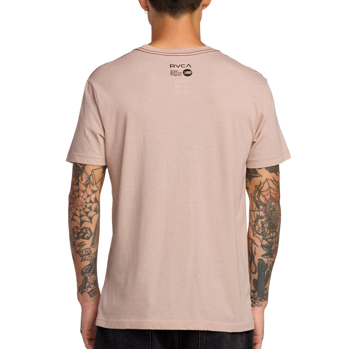 RVCA You're Still Here T-Shirt - Pale Mauve image 3