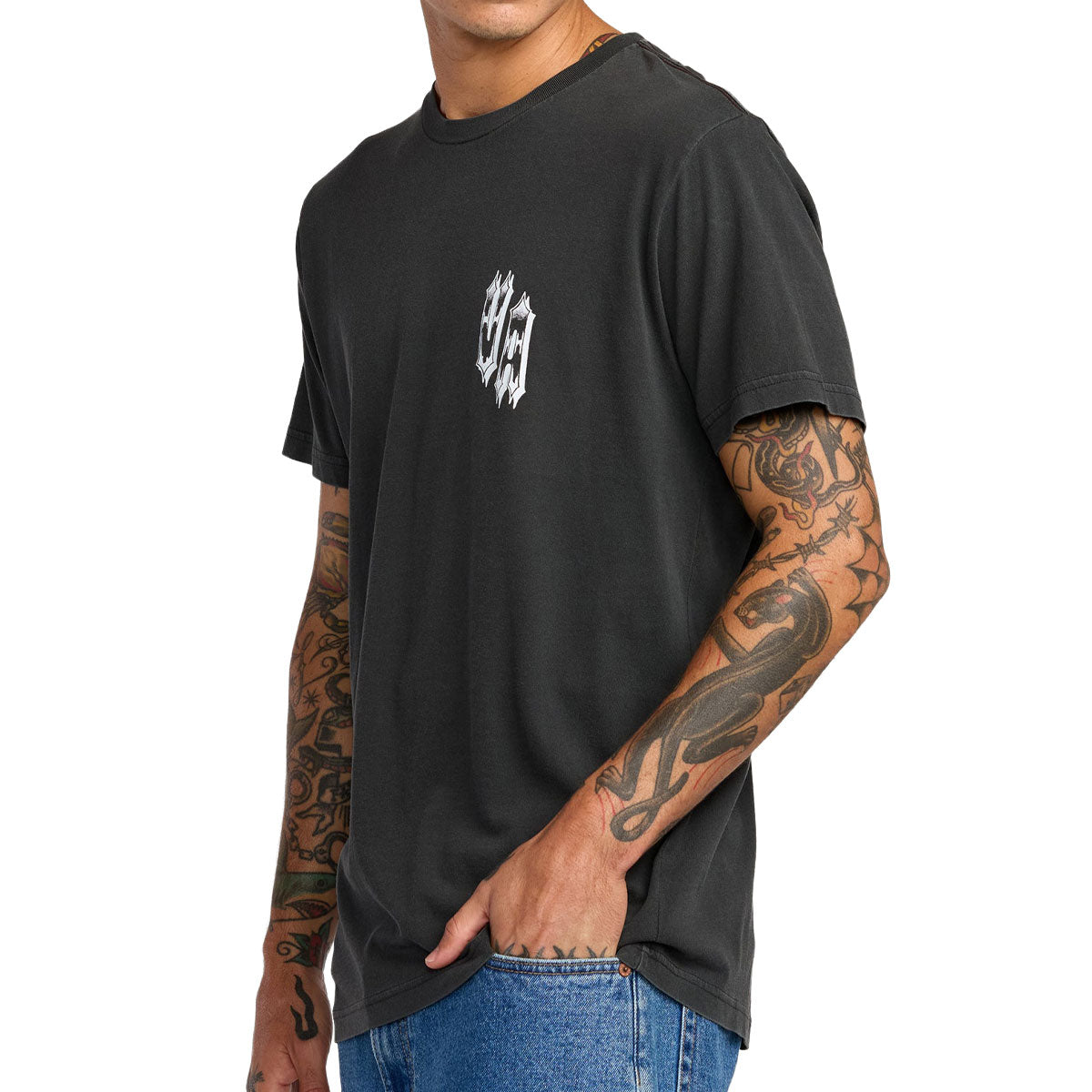 RVCA Benj All Seeing T-Shirt - Pirate Black image 3