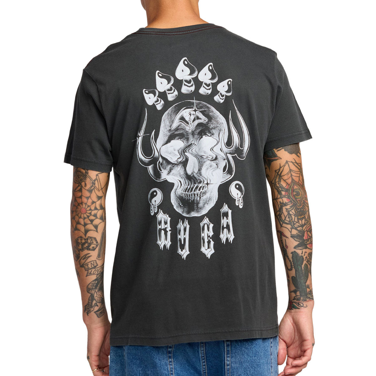 RVCA Benj All Seeing T-Shirt - Pirate Black image 4