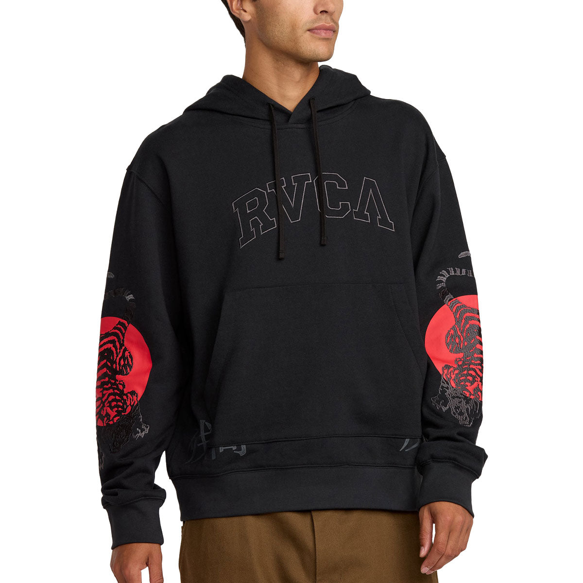 RVCA Tiger Sun Hoodie - RVCA Black image 1