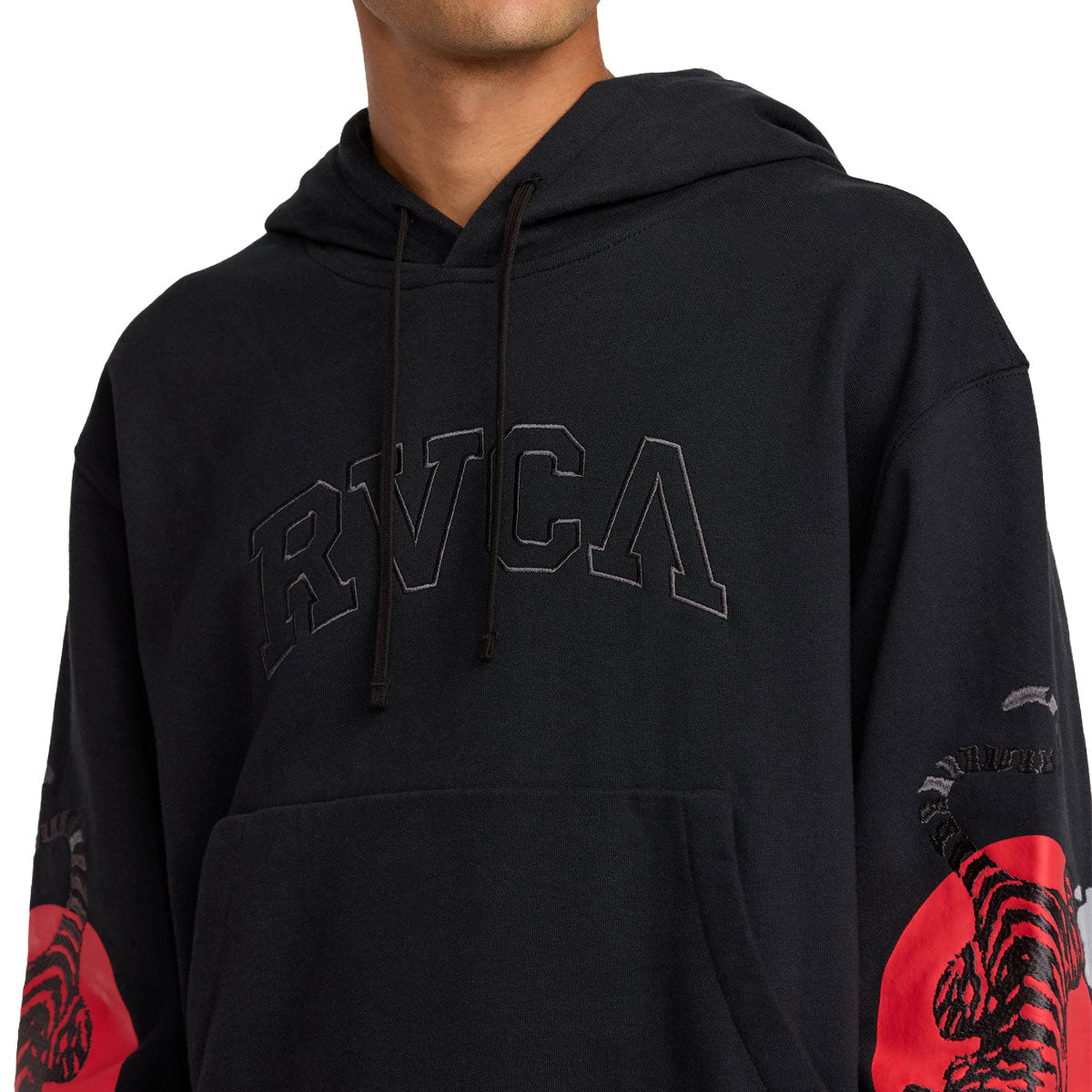RVCA Tiger Sun Hoodie - RVCA Black image 3