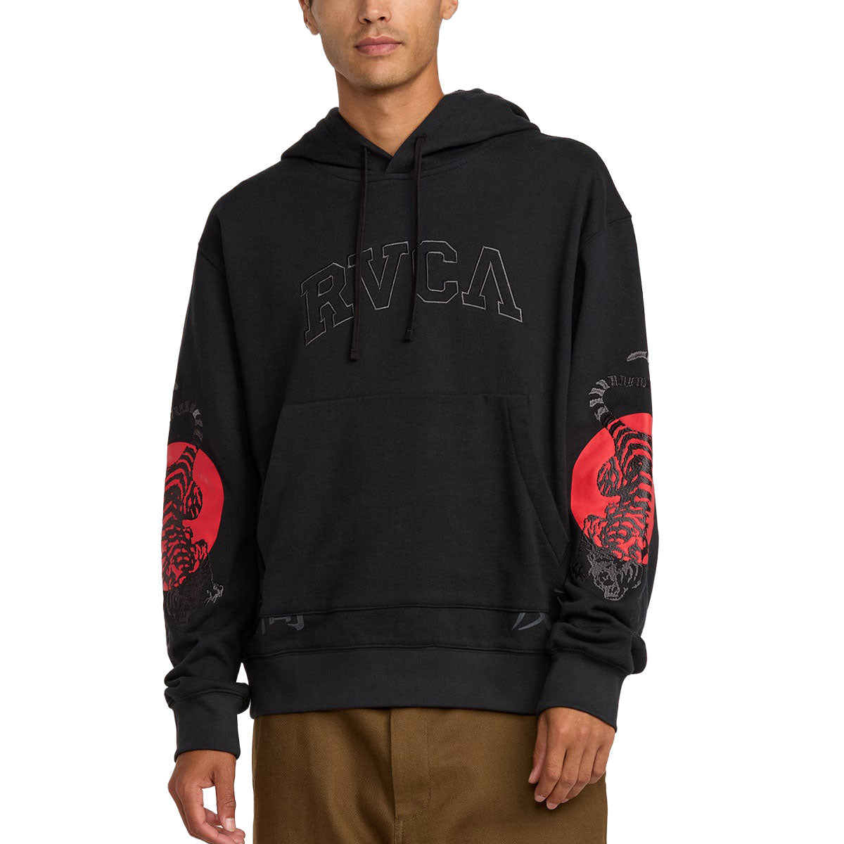 RVCA Tiger Sun Hoodie - RVCA Black image 5