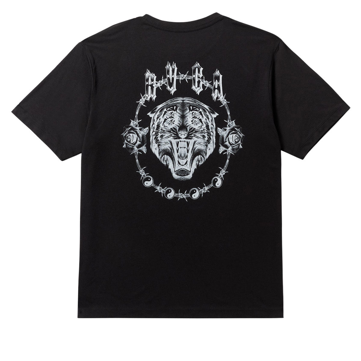 RVCA Benj Tiger Eyes T-Shirt - Black image 1
