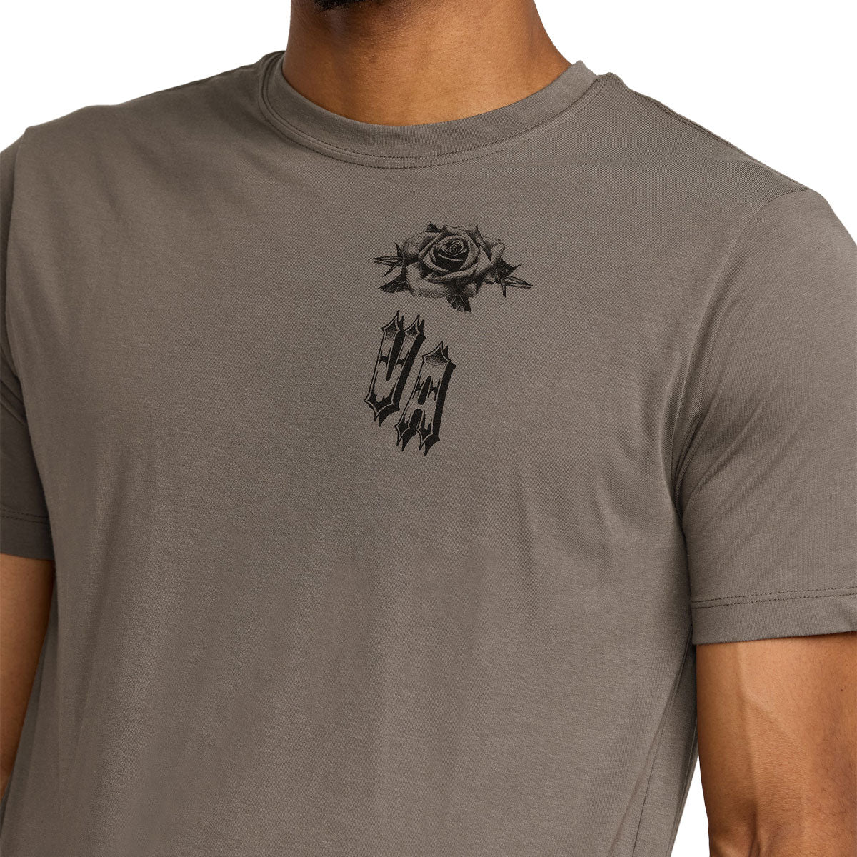RVCA Benj Tiger Eyes T-Shirt - Mushroom image 5