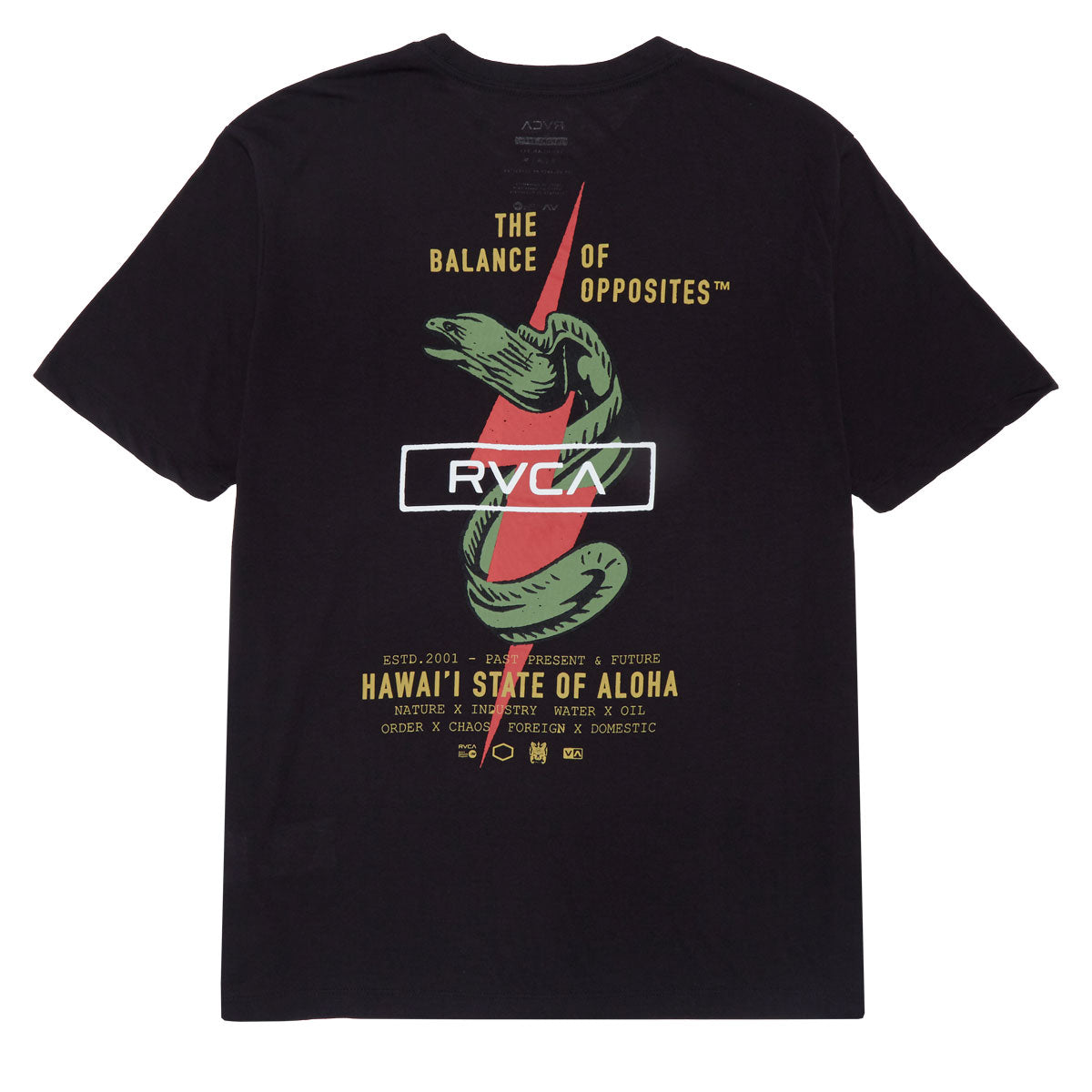 RVCA Shock Squad T-Shirt - Black image 1